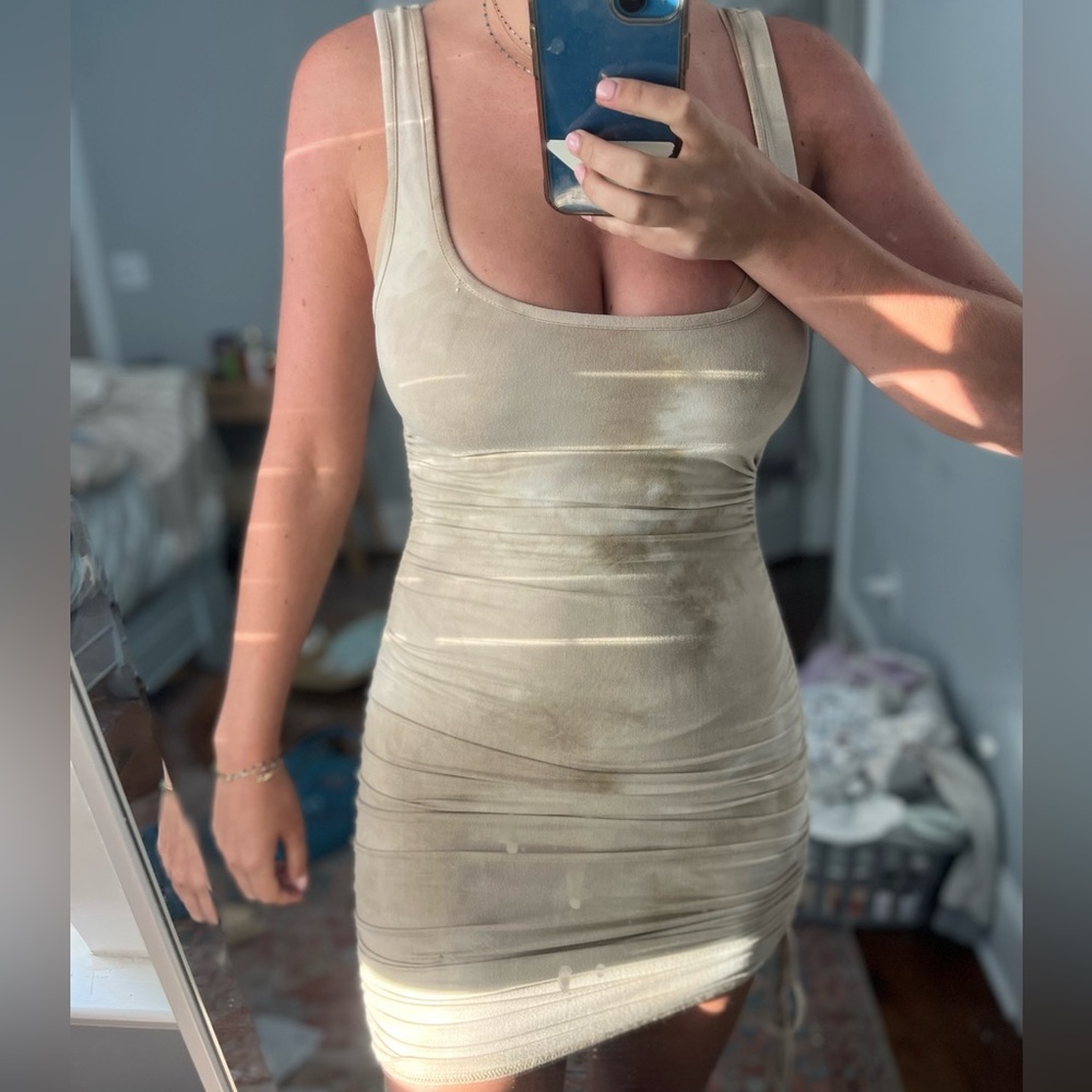 Ruched mini dress by Skylar + Madison